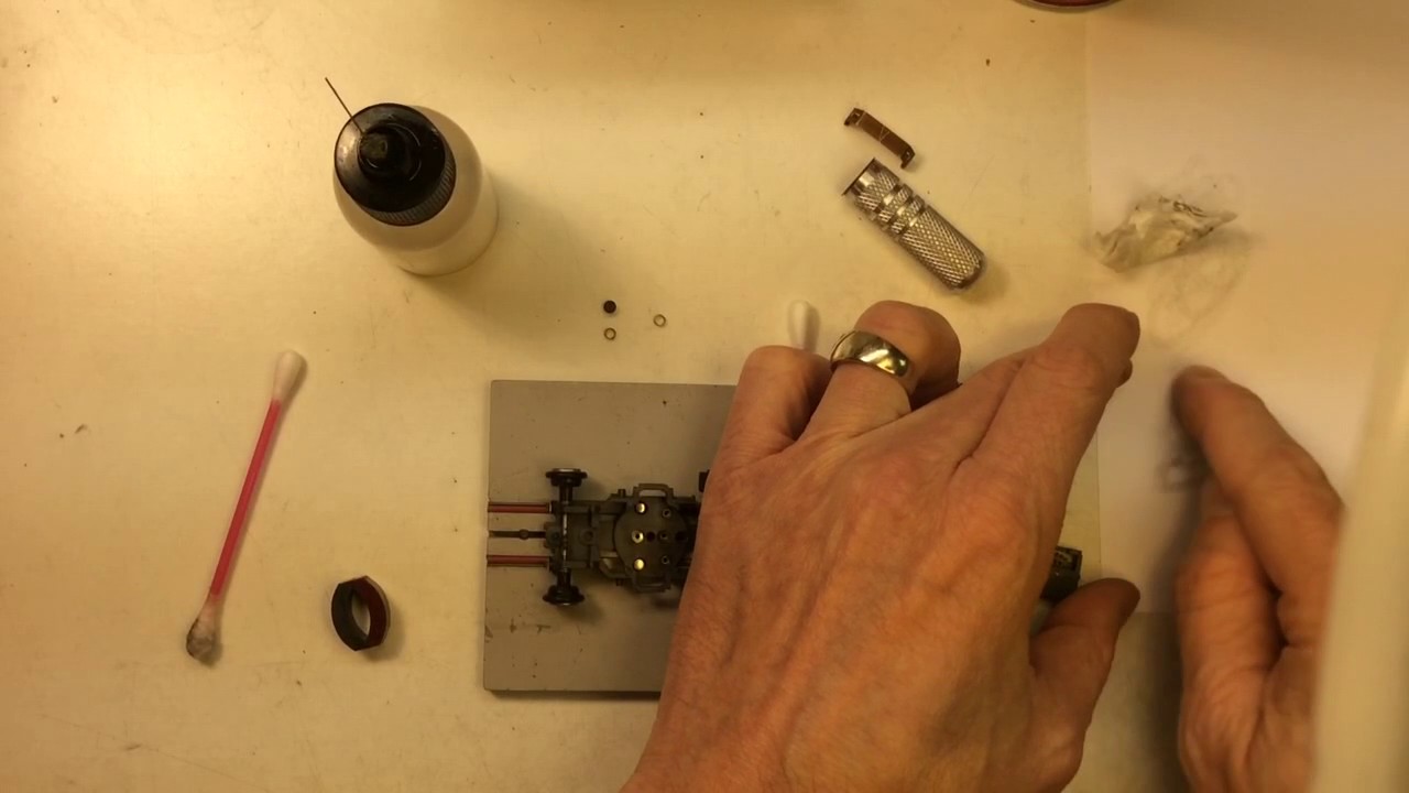 Cleaning and maintenance of a MagnaTraction slot car