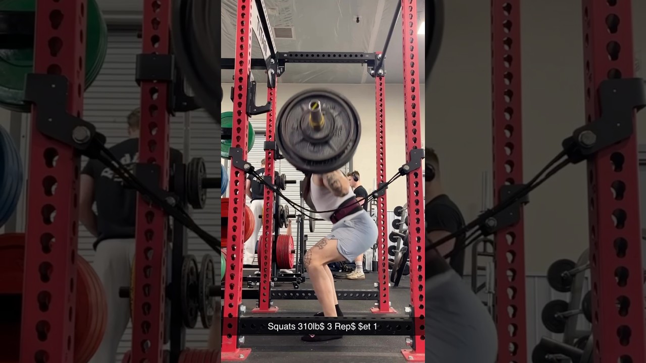 Squats 310lbs 5 By 3 BodyWeight 168