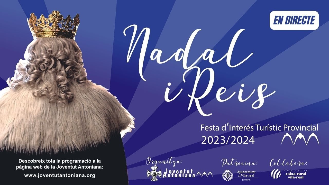 Arribada a la Plaça Major de Vila-real i recepció de Ses Majestats els Reis d'Orient (2024)