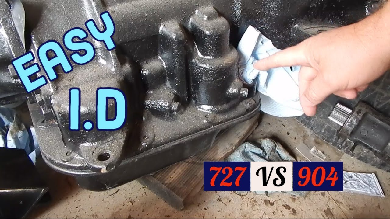 Quick I.D. 727 vs 904 Mopar Transmissions * Stay Off Your Back!