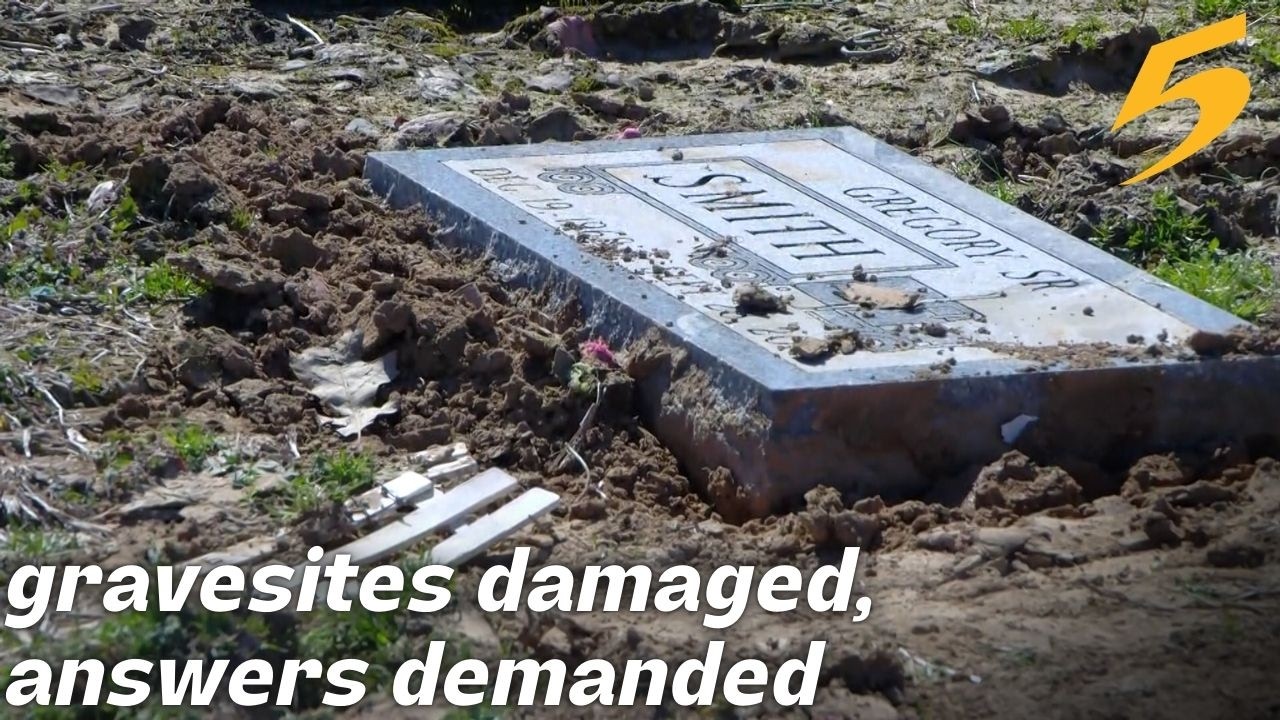 Damages to tombstones at New Park Memorial Gardens, families demand answers