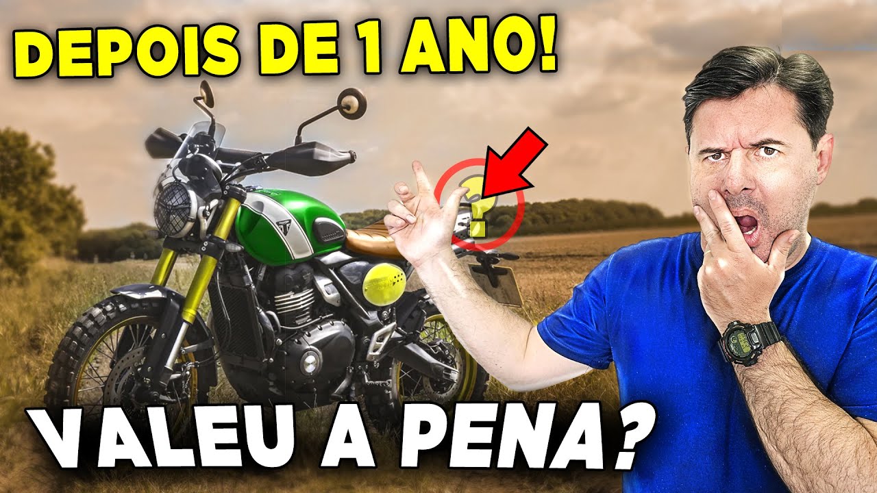 SCRAMBLER 400X com 20 MIL KM – A VERDADE depois de 1 ANO!