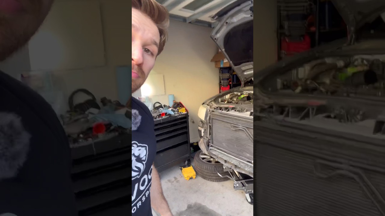 Engine Removal Has Begun!!! Part 2 #audi #rs6 #thejackingpoint