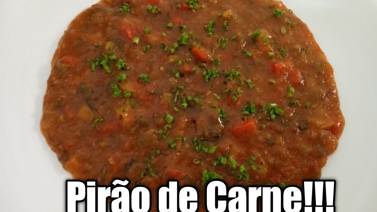 Como Fazer Pirão - Pirão de Carne (Pirão de Carne Fácil)