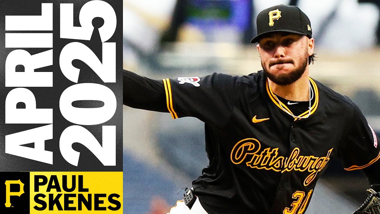 Paul Skenes' sophomore season has been off to a FABULOUS start! 🏴‍☠️ (March/April 2025 highlights)
