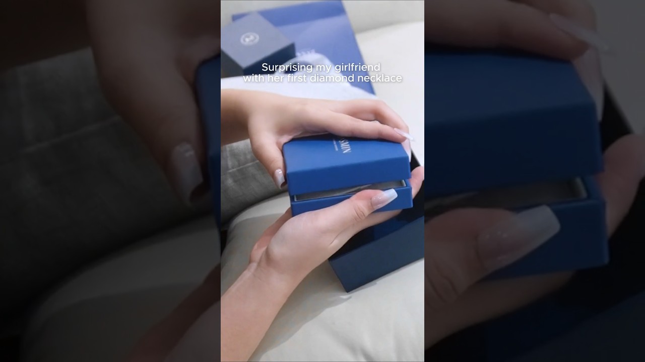Surprise my girlfriends with Diamond Necklace #diamond #necklace #สร้อยเพชร
