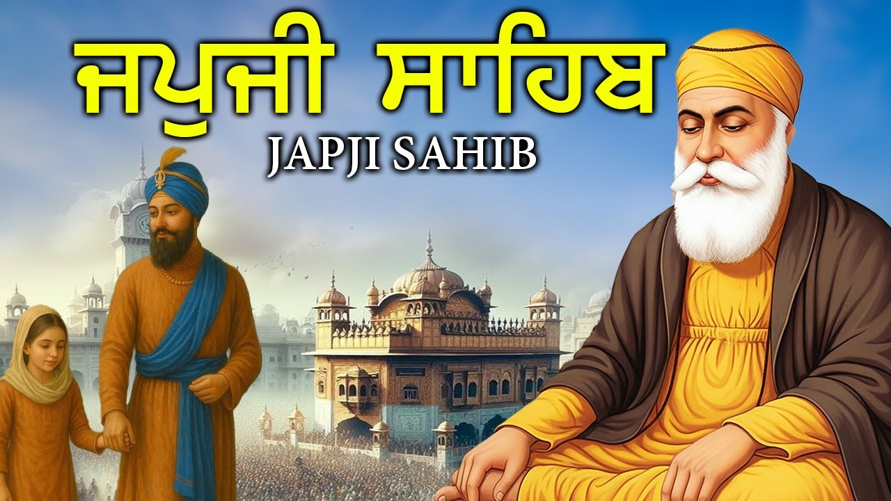 Morning Prayer (ਜਪੁਜੀ ਸਾਹਿਬ )Japji Sahib- ਬਹੁਤ ਹੀ ਮੀਠੀ ਆਵਾਜ਼ ਵਿਚ -Lyrical Video #punjabi #japjisahib