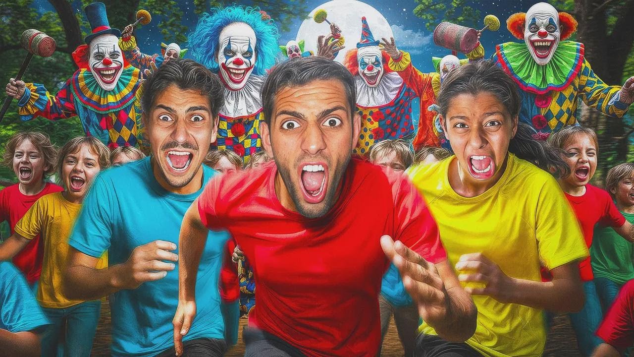 CLOWNS ASSUSTADORES ATACAM A MYRIAM! 😨 Precisamos salvar ela