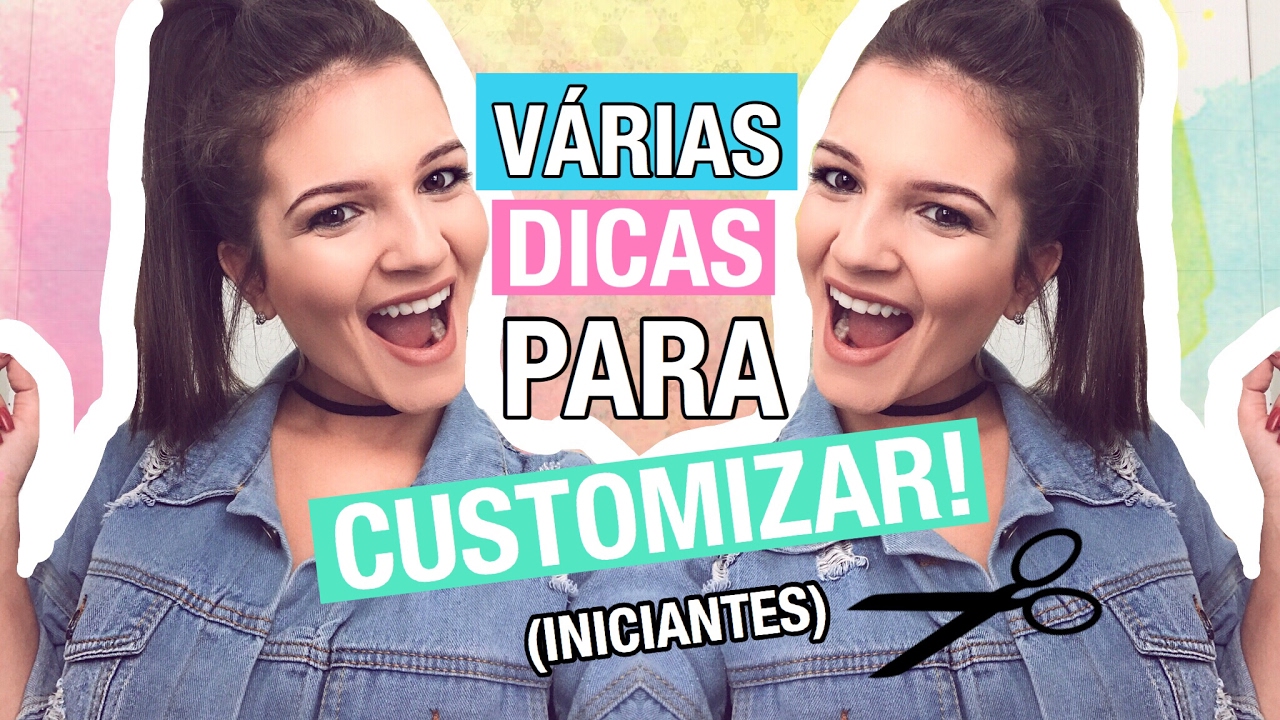 Kit de Customização de Roupas | Como Customizar suas Roupas #VEDA1