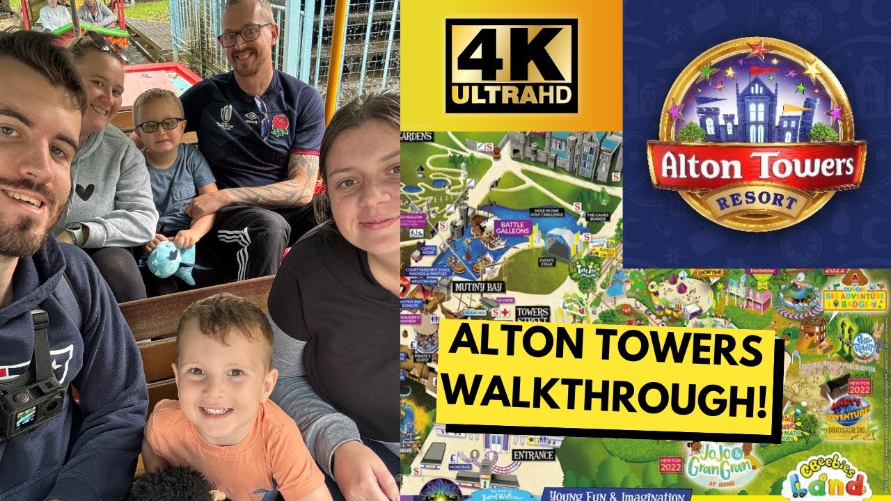 4K POV ALTON TOWERS WALKTHROUGH