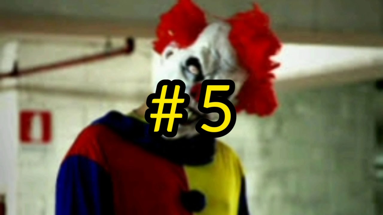 Top 10 payaso aterradores captados por camaras