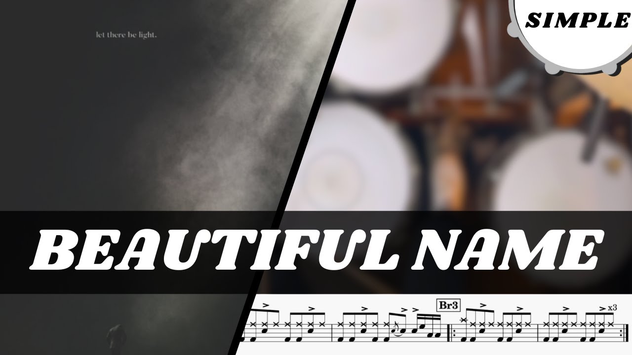 Simple Drums for What A Beautiful Name by Hillsong