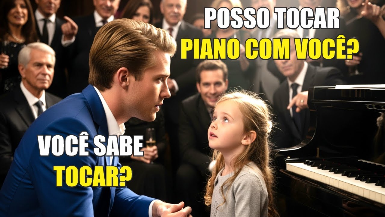 MENINA POBRE PEDE A JOVEM MILION&Aacute;RIO PARA TOCAR PIANO NA FESTA, SUA RESPOSTA &Eacute; INESPERADA