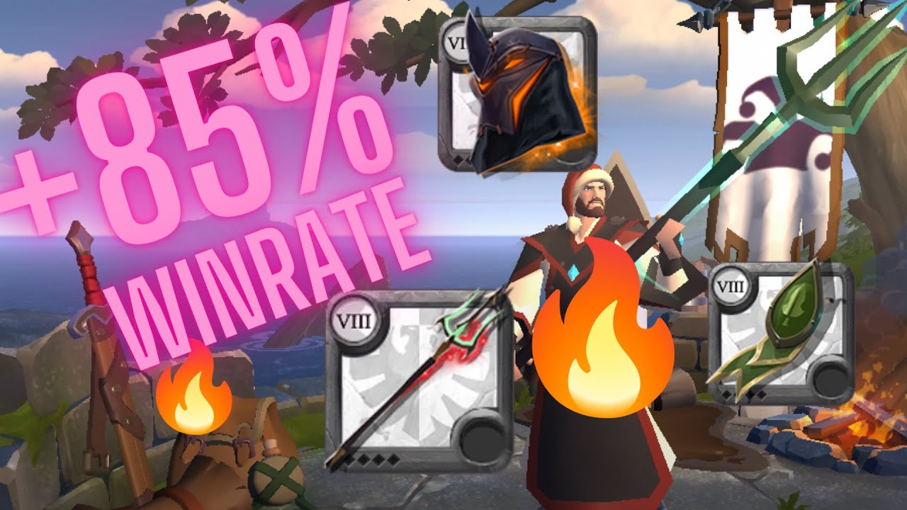 BROKEN 🔥85% WINRATE🔥TRINITY BUILD CARRIES ME TO 🔥RANK 47🔥 IN ALBION ONLINE CORRUPTED DUNGEONS