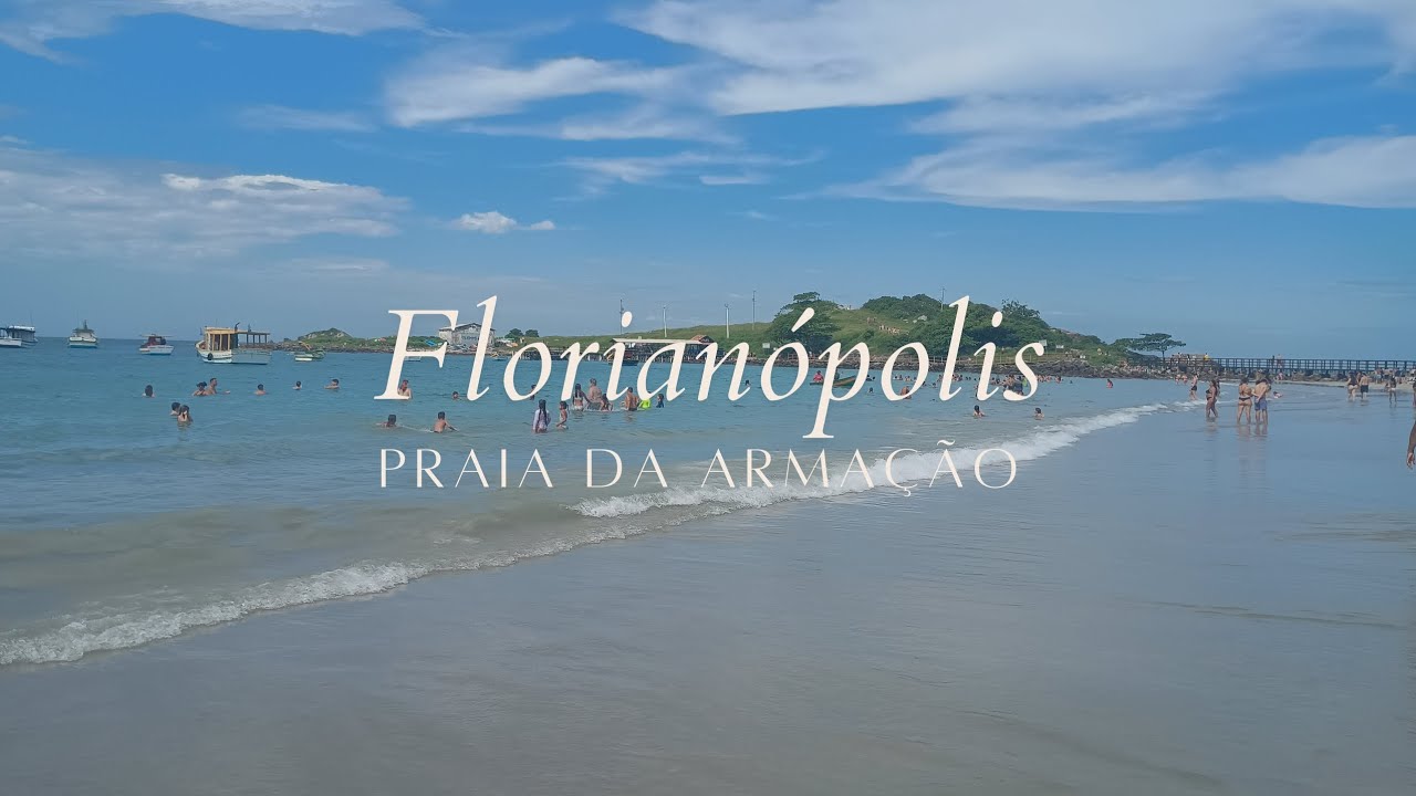 Praia da Armação em Florianópolis SC | Sul da Ilha | BRASIL