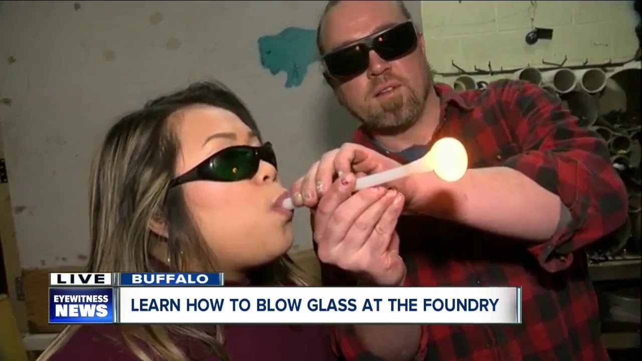 Take a glass blowing class in Buffalo!