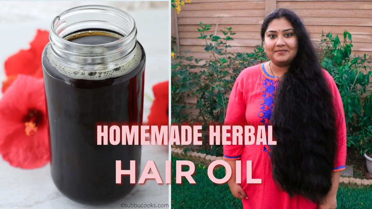 Homemade Herbal hair oil | Natural oil boosts hair growth