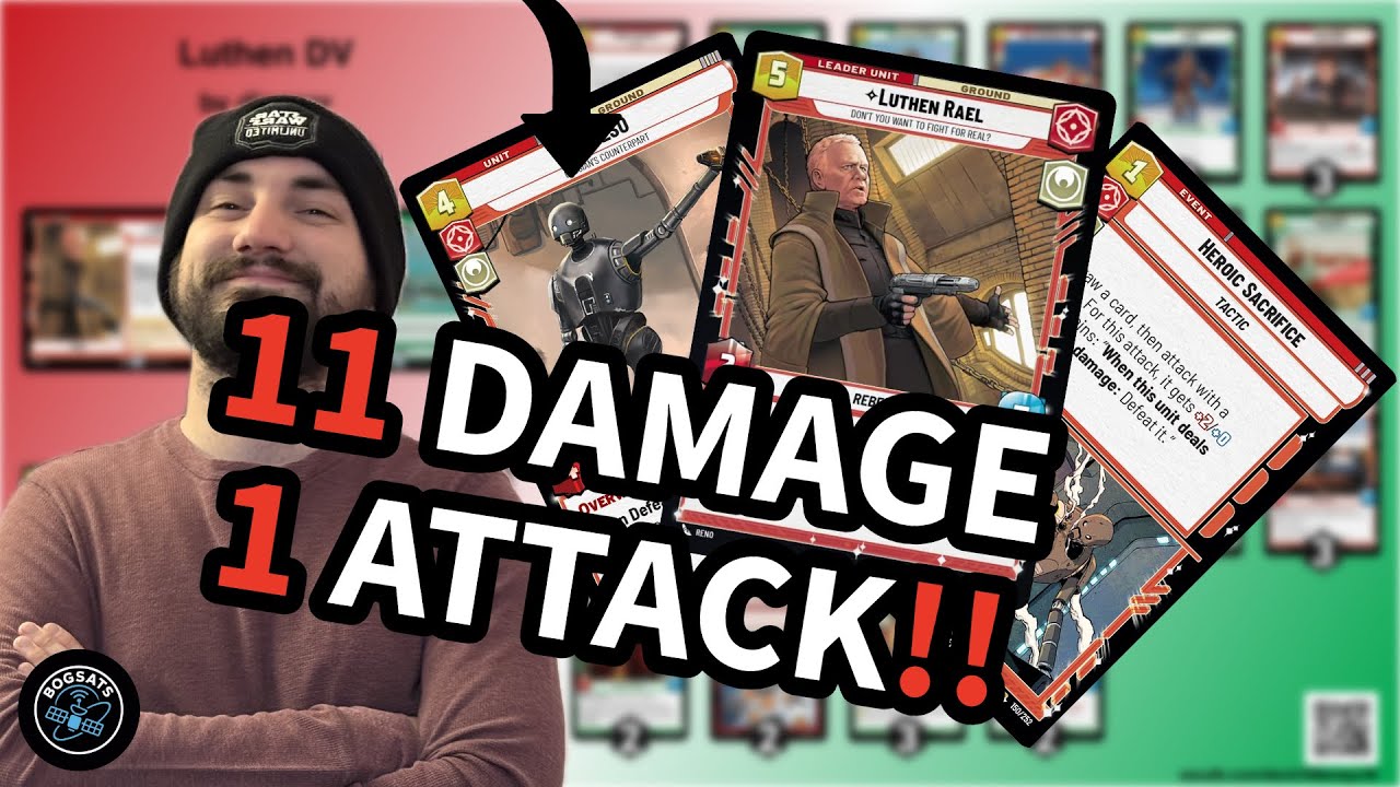 THE MOST FUN DECK!? LUTHEN RAEL! | Star Wars Unlimited Gameplay