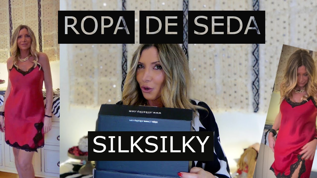 🔴 ROPA DE SEDA SILKSILKY I ROPA PARA DORMIR