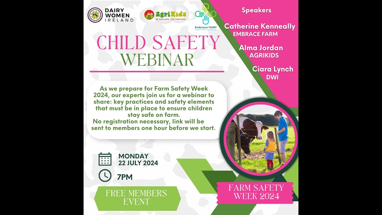 Dairy Women Ireland  Child Safety Webinar
