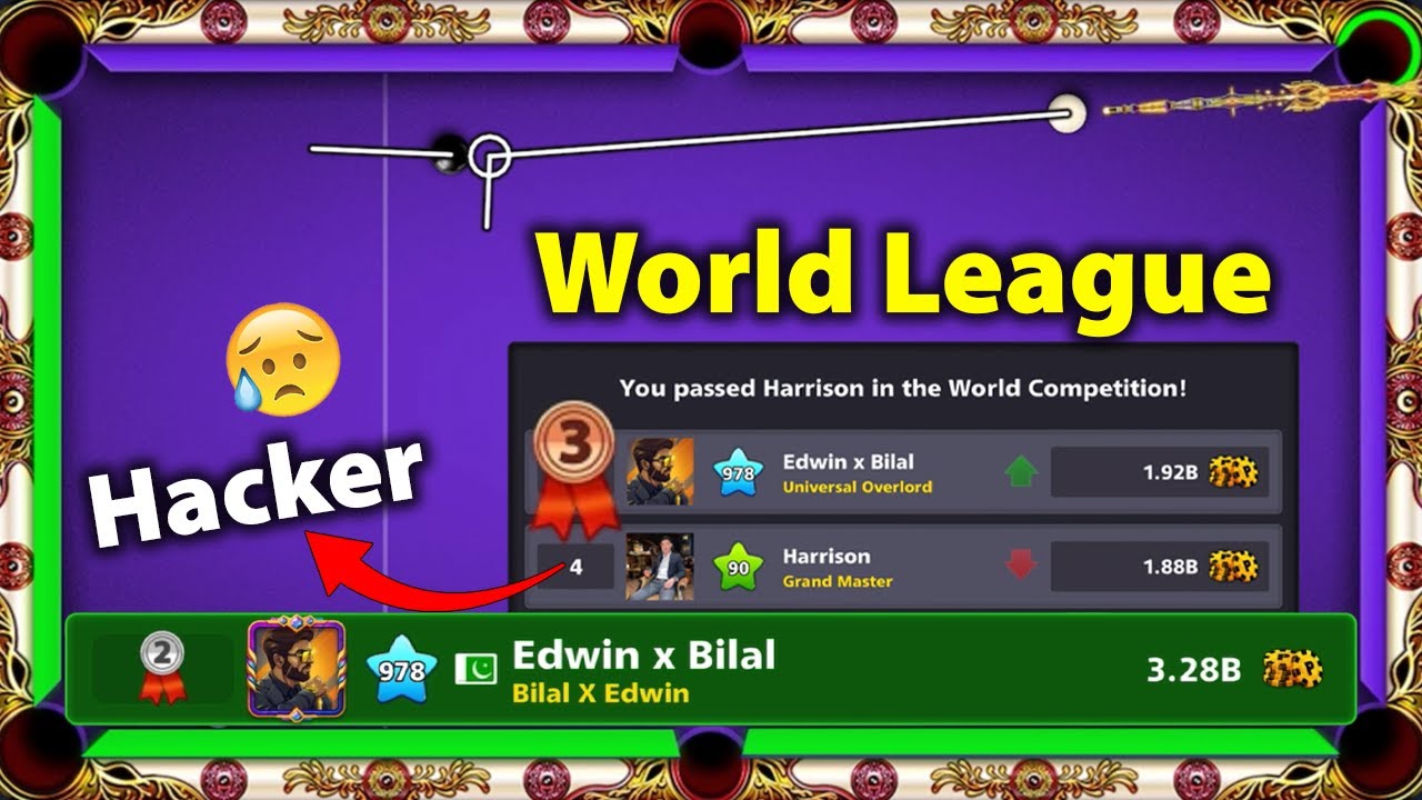 8 ball pool - World + Country League TOP against All Ha**ers 😥