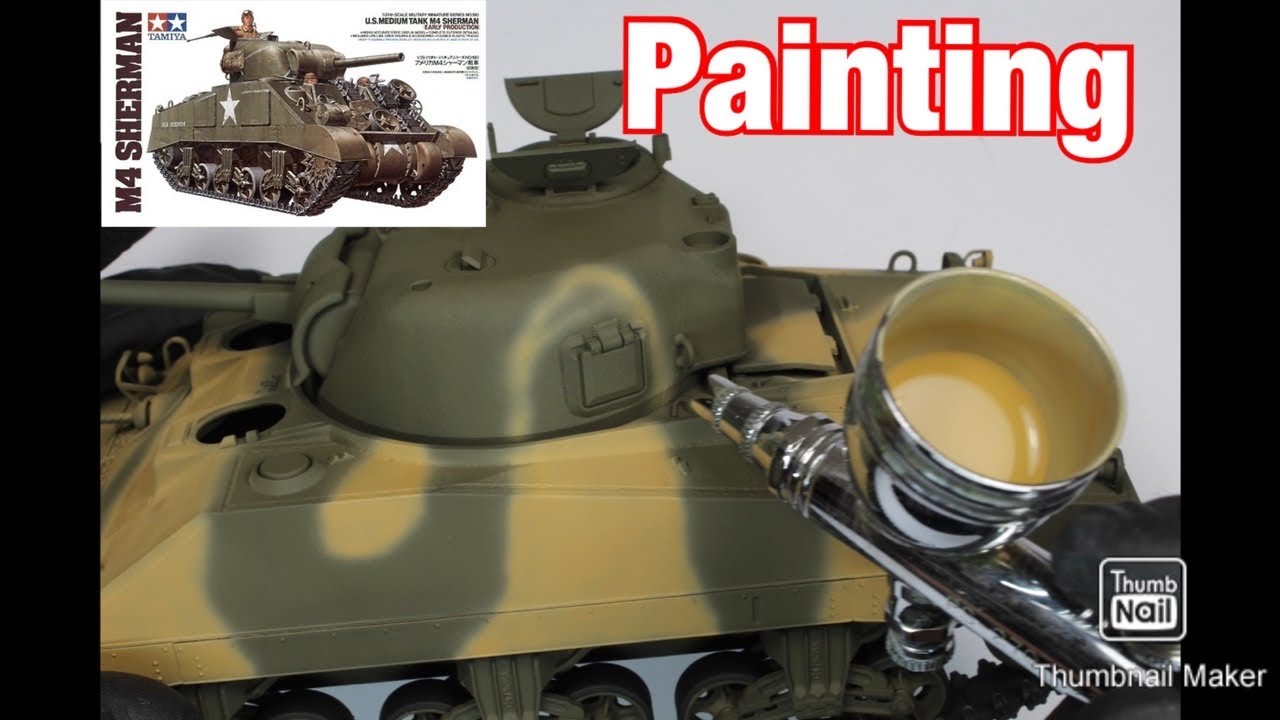 Painting Model Tanks | Tamiya M4 Sherman | Full Build Beginners Guide To Tank Modelling | Part 2