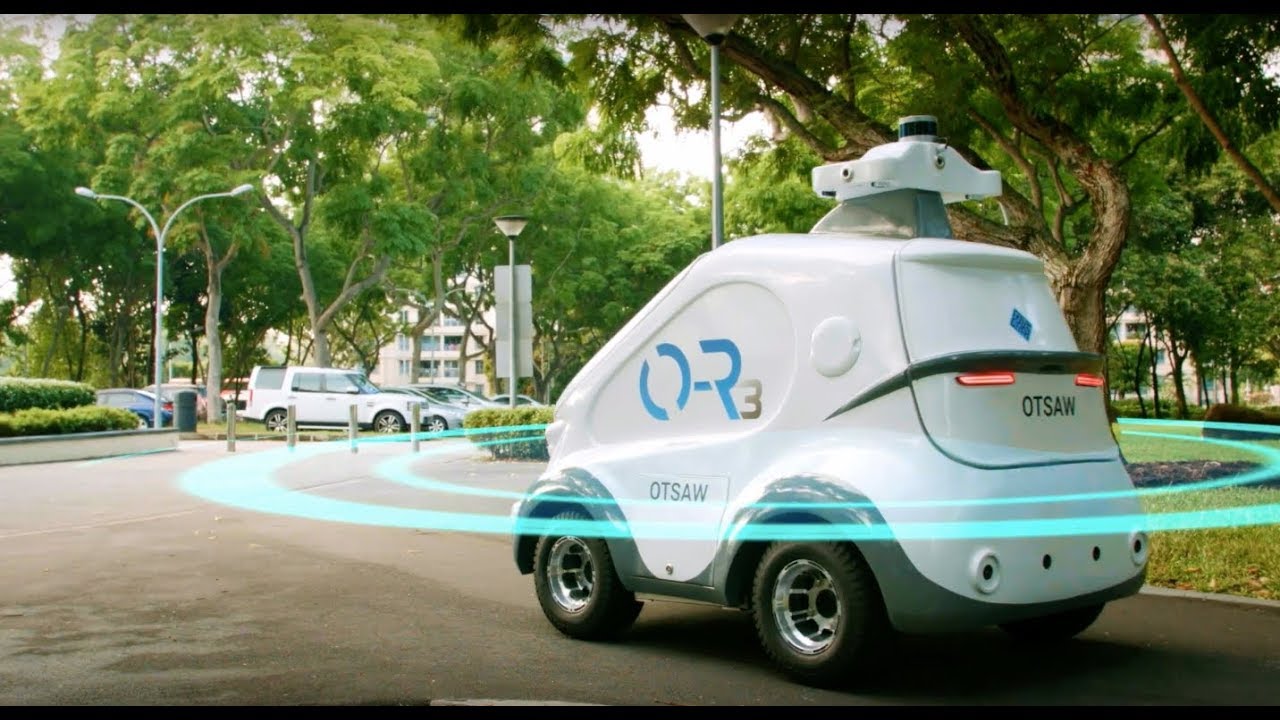 OTSAW O-R3 - Outdoor Autonomous Security Robot