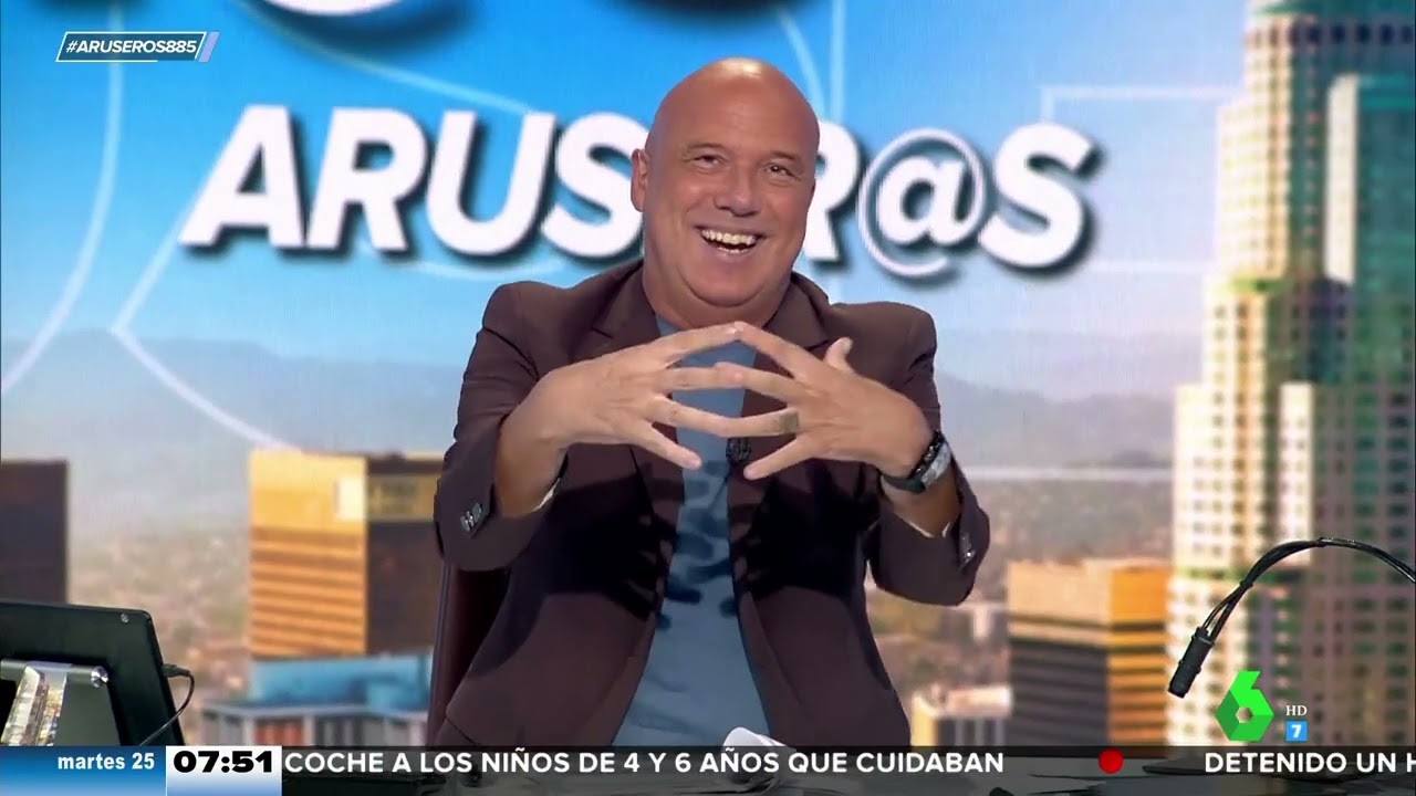 Alfonso Arús imagina con ilusión cómo será su jubilación y cómo le recordarán en el plató