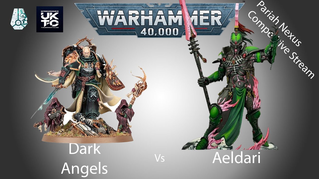 Dark Angels Vs Eldar - Competitive Battle Report BANK HOLIDAY BANANZA Game 1