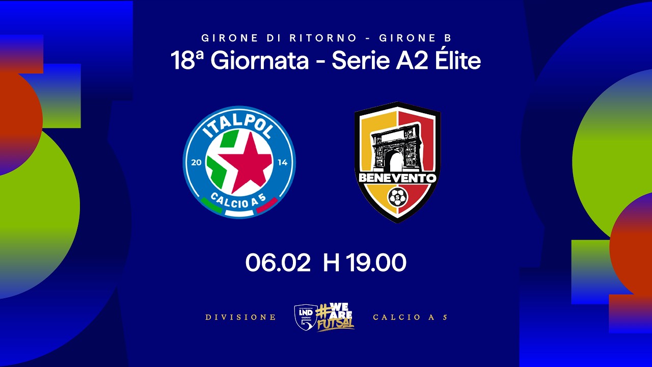 Italpol-Benevento 5 | 18ª giornata | Serie A2 Élite 2025/2026 - Girone B