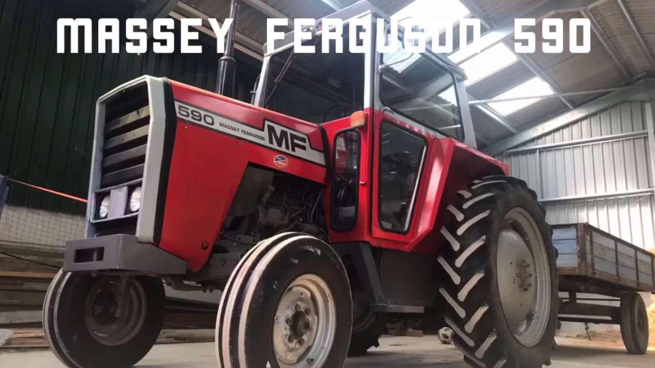 I take a look around and start up a tidy 1978 MF590...