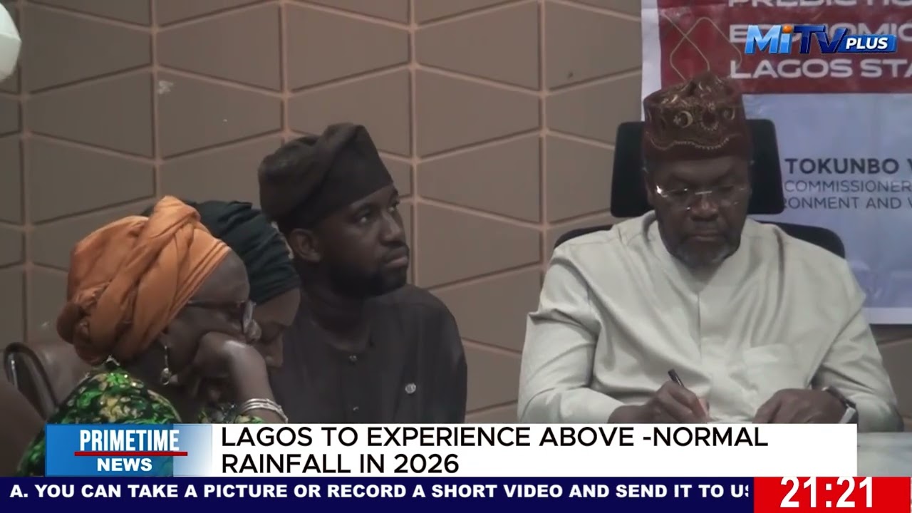 LAGOS TO EXPERIENCE ABOVE -NORMAL RAINFALL IN 2026