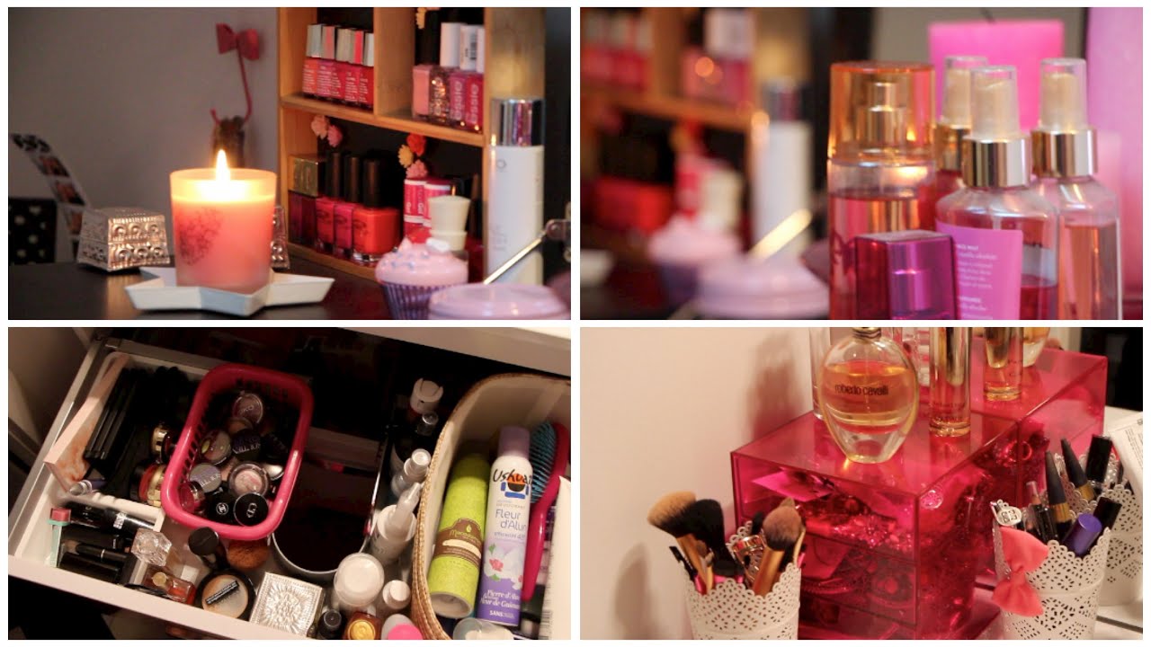 Ma coiffeuse + mon rangement maquillage !