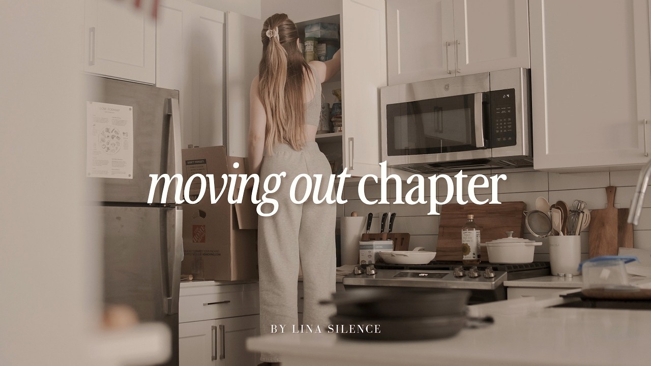 MOVING OUT: The End of One Story | packing, cleaning, farmers market – ASMR Silent Vlog