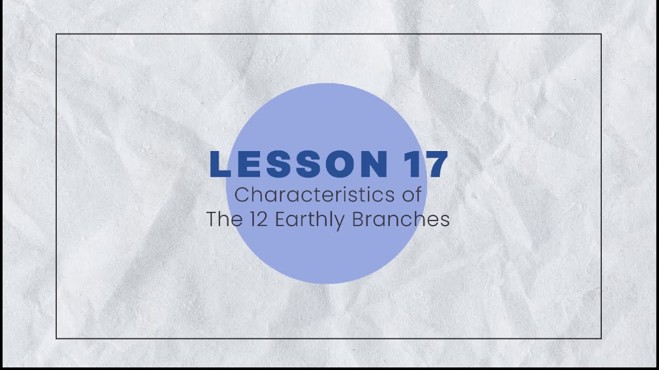 Foundations of Chinese Metaphysics - Lesson 17