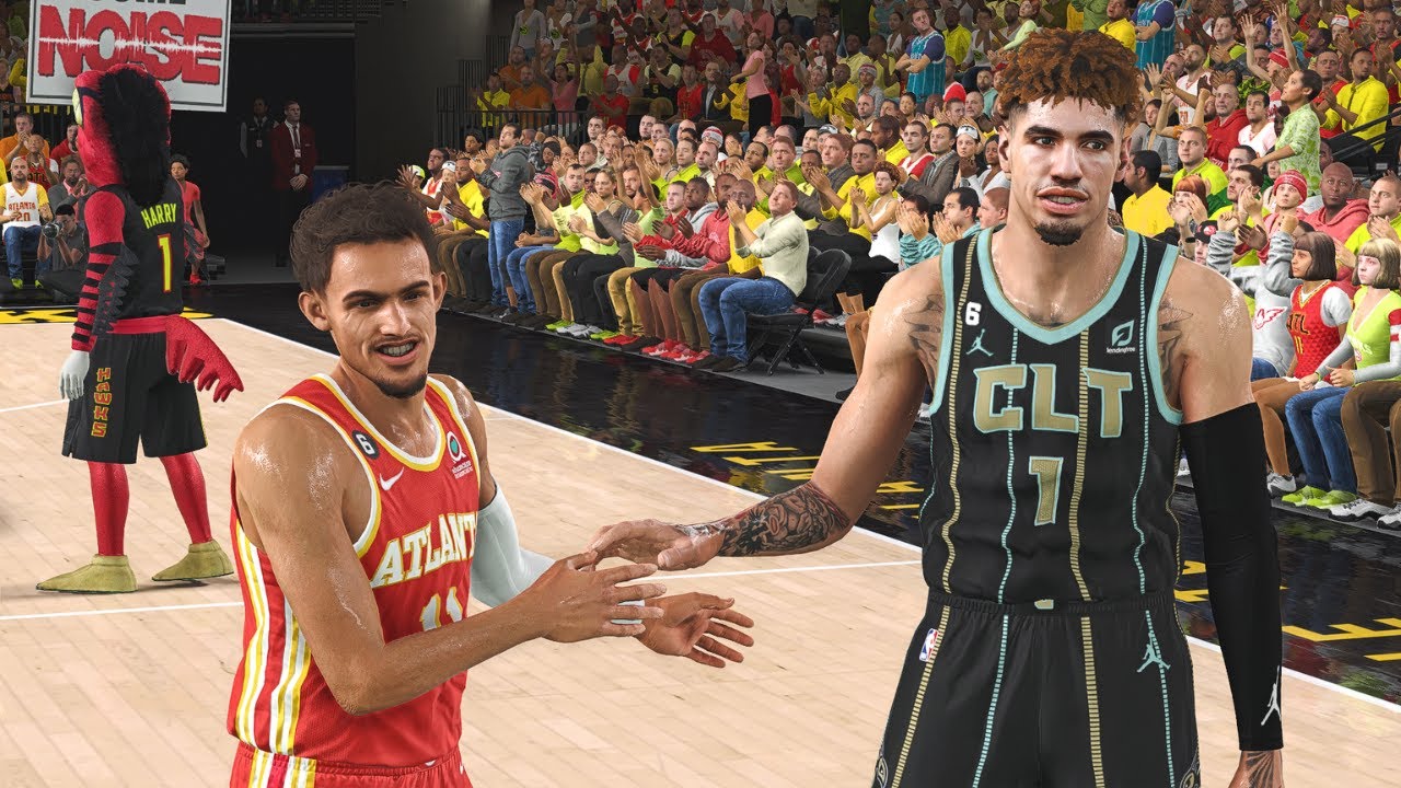 HORNETS vs HAWKS | INSANE REALISM! Ultra Modded NBA 2K23 Realistic Gameplay