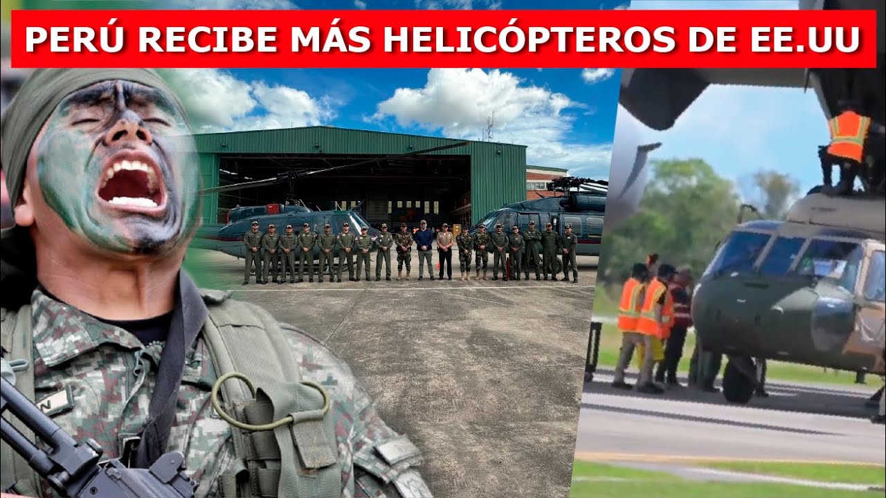 Per&uacute; recibi&oacute; segundo lote de helic&oacute;pteros Black Hawk de EE.UU