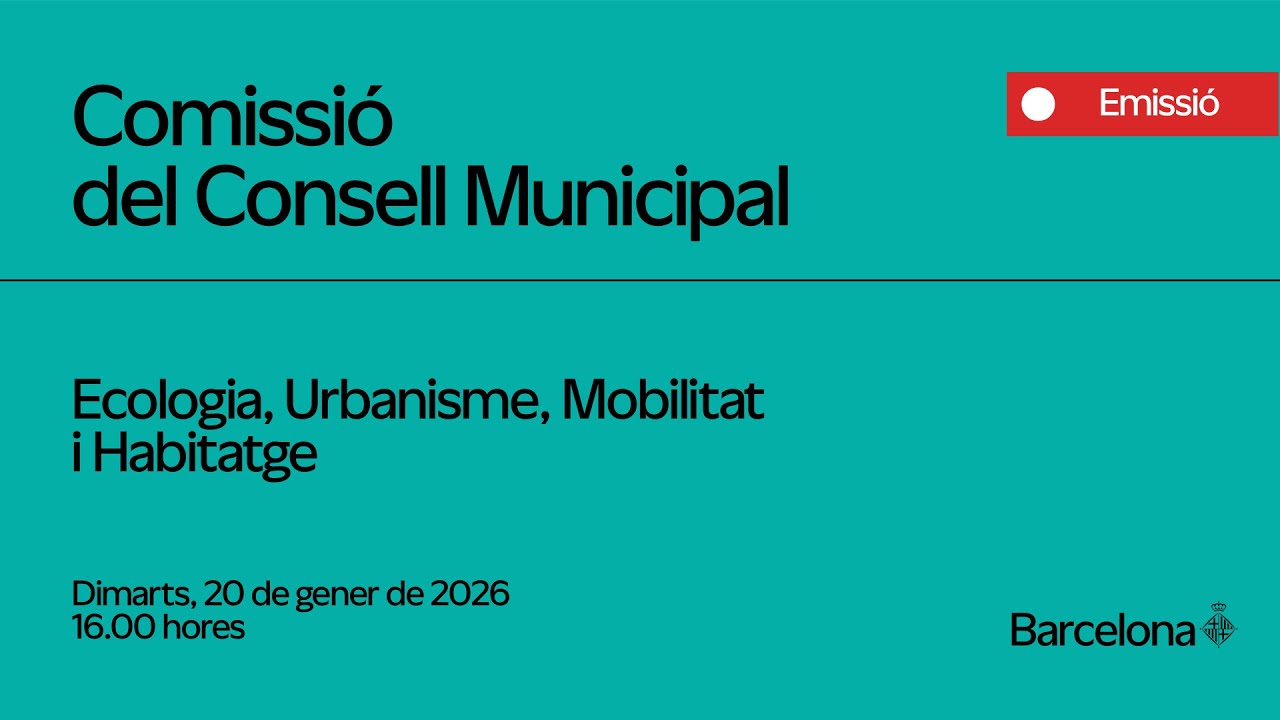 Comissió d'Ecologia, Urbanisme, Mobilitat i Habitatge - 20/01/26