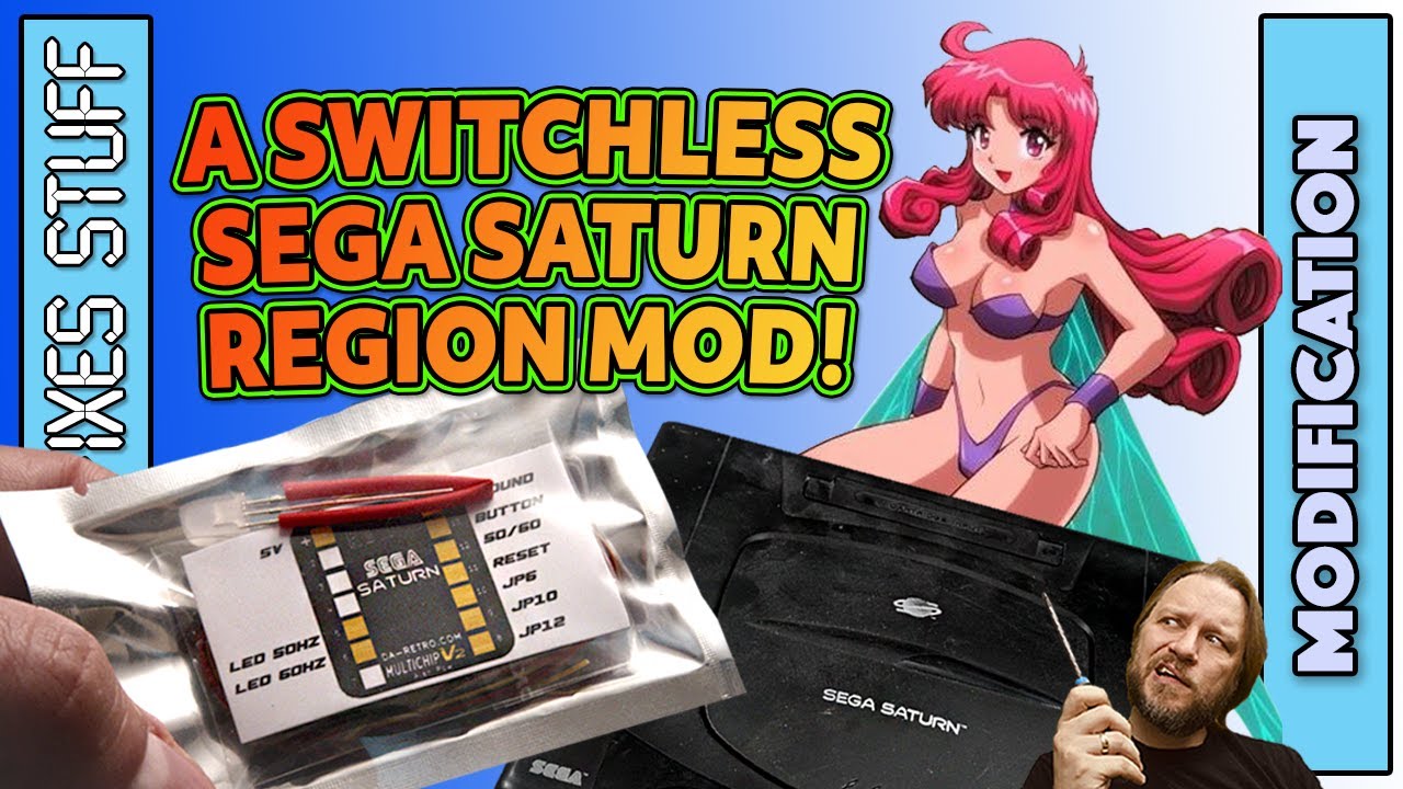 Установка бесключевого мода Sega Saturn Multi-Region — до и после тестирования!