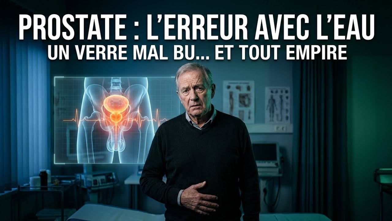 Le verre d'eau spécial du matin qui dégonfle votre prostate en 7 jours