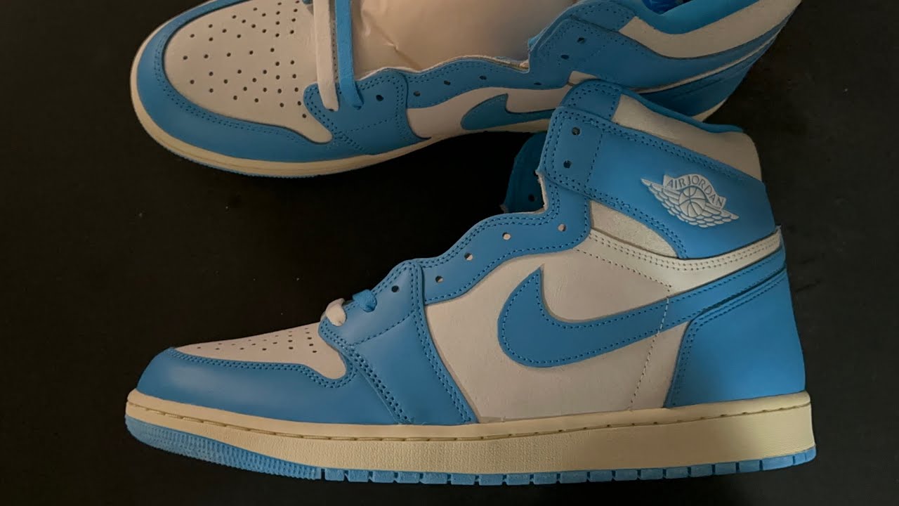 Under Retail Nice Blue Jordan 1 High / Jordan 1 High UNC Reimagined