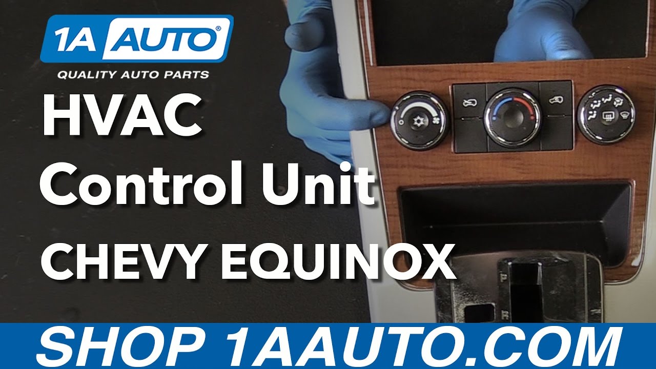 How to Replace HVAC Control Unit 05-09 Chevy Equinox