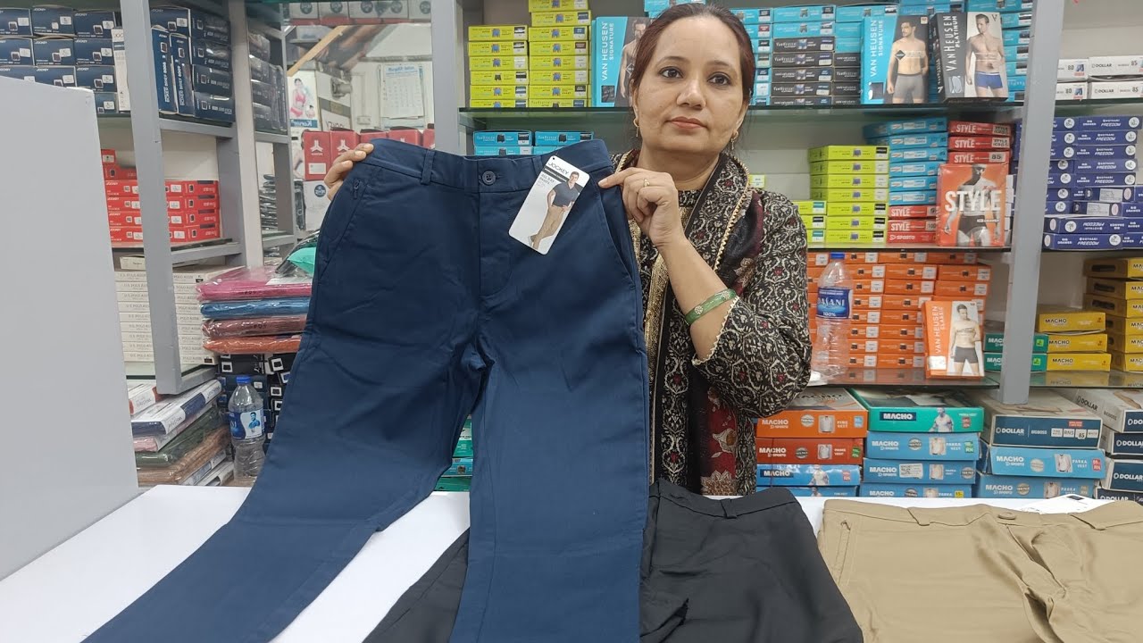 ओरिजिनल Jockey ब्रैंडेड जेंट्स All Day स्लिम फिट पैंट्स/सुपर कॉम्बेड कॉटन रिच फैब्रिक/ फुल गारंटी