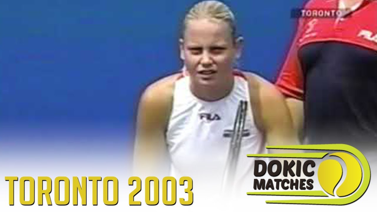 Jelena Dokic vs. Angelique Widjaja -  ATenT Cup Toronto 2003, 3rd round
