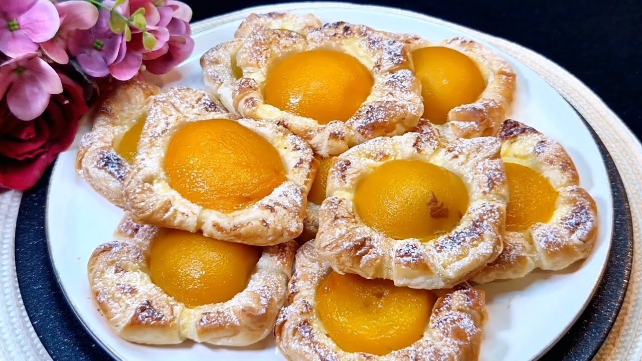 Рецепт за 5 минут! Без теста! Они тают во рту, очень мягкие и очень вкусные!