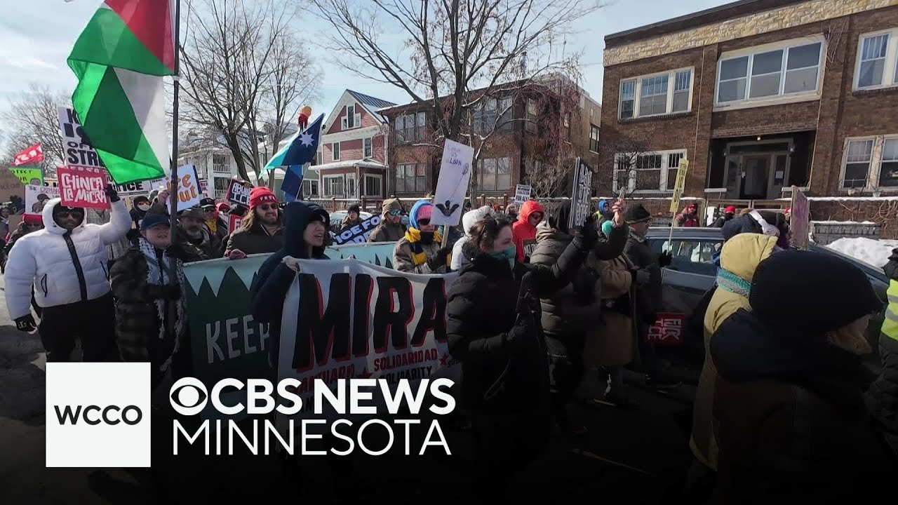 Hundreds turn out to march on the one month anniversary