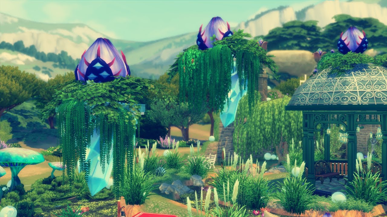 Mystic Park +++ Fantasy Build +++ Sims4 Speed Build ( No CC )