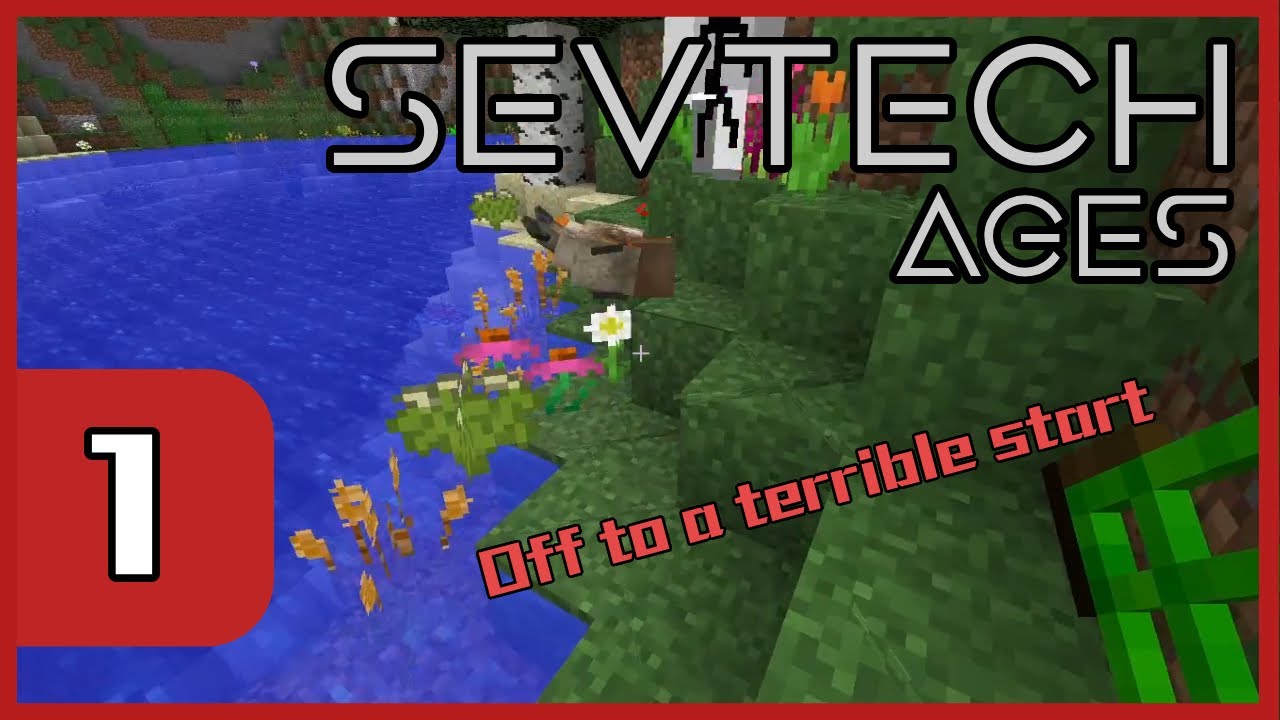 【SevTech Ages】時代演進科技生存 #1 - 垃圾食人魚