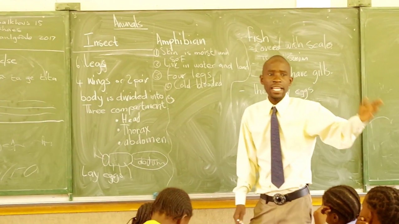 Mr. Tsuseb Jonas in Eddie bowe Primary School(Science)