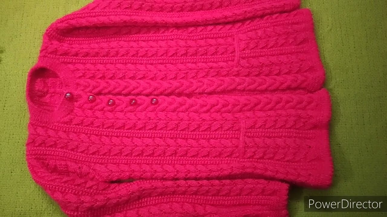आप भी बना लीजिए इस तरह का कार्डिगन/लेडीज कार्डिगन for L साइज/ ladies cardigan for l size #knitting